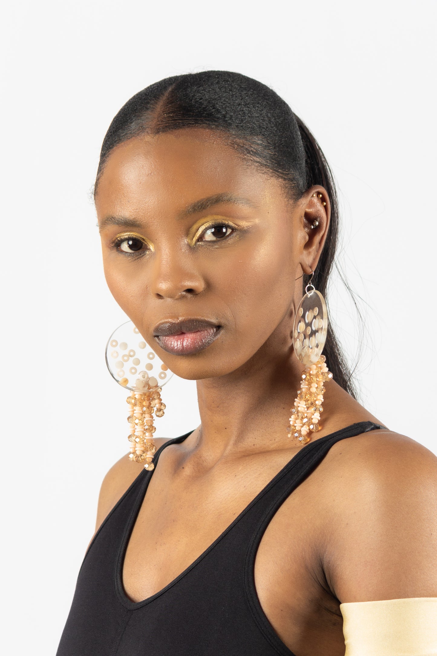 The Dynamism Earrings - Sand