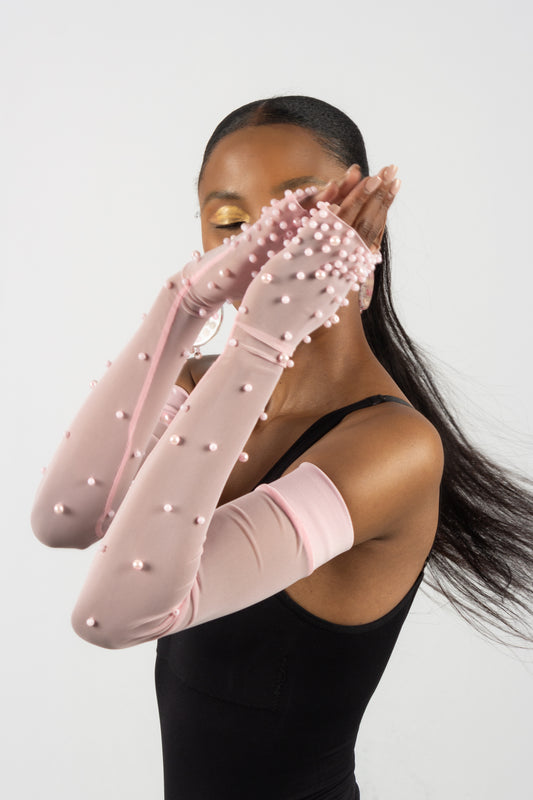 The Dynamism Gloves - Rose Quartz