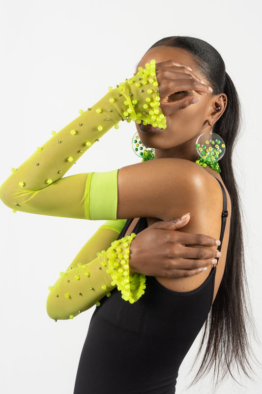 The Dynamism Gloves - Lime