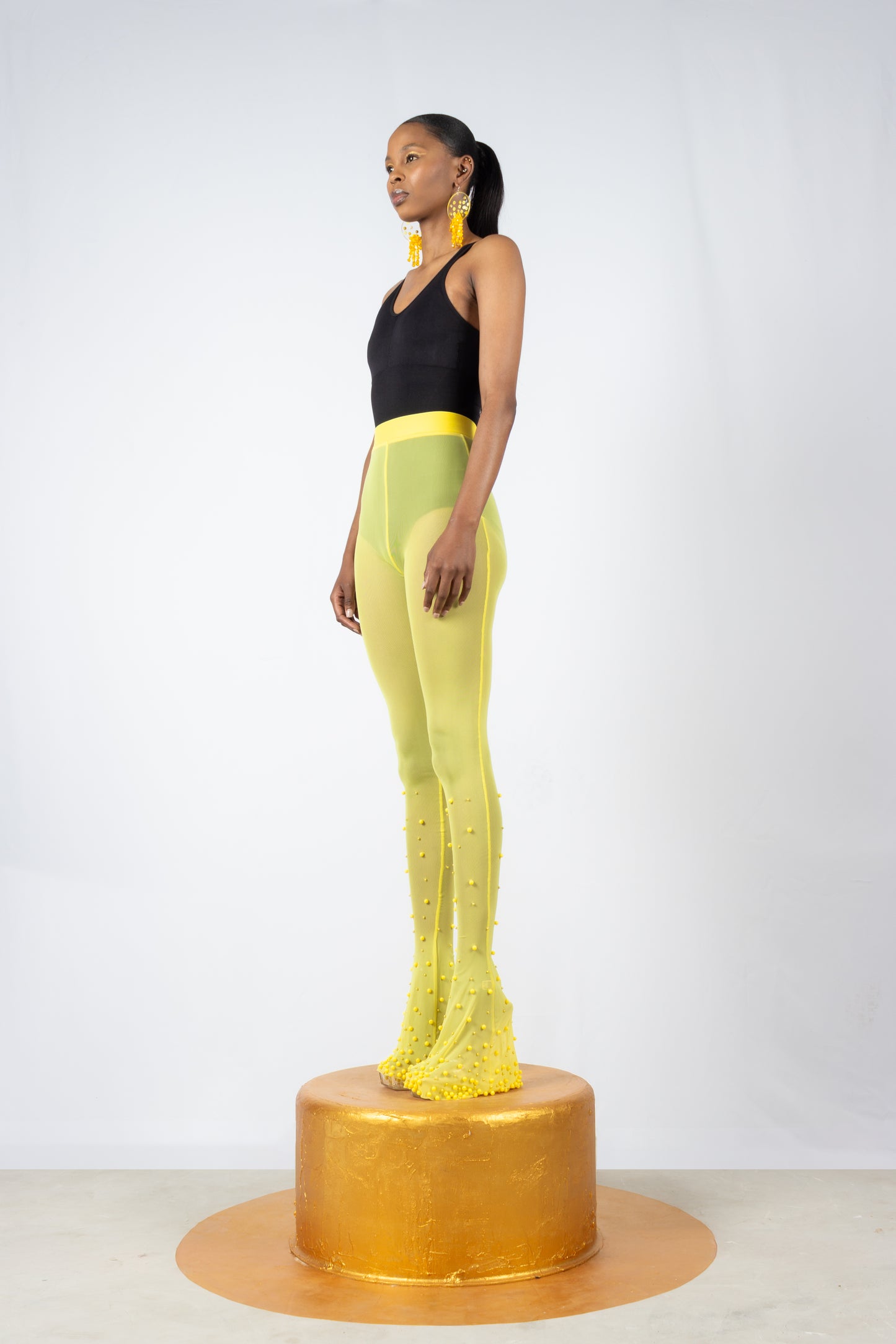 The Dynamism Leggings - Yellow Citrine